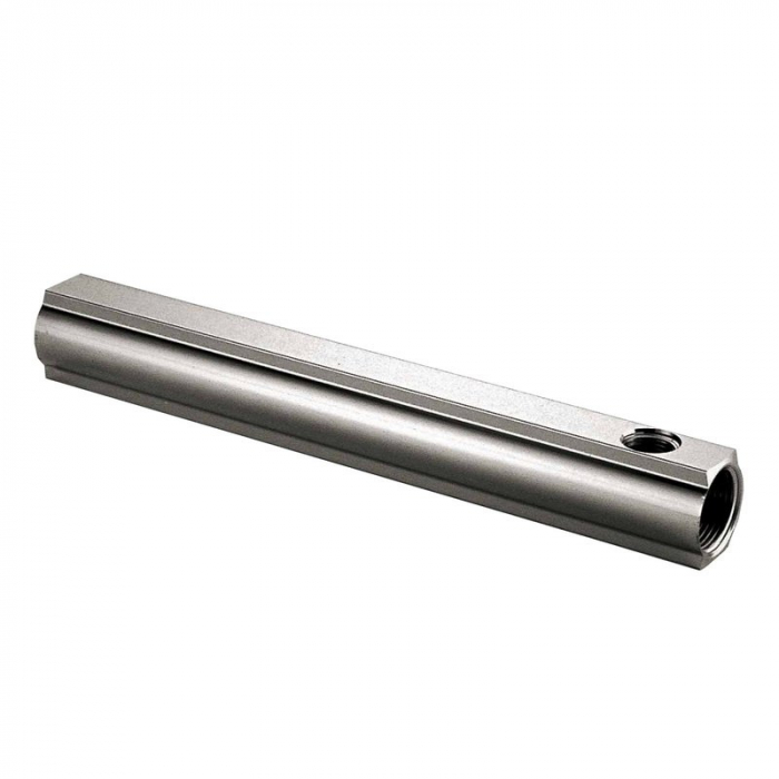 Distribuitor hexagonal nichel, 6 circuite, 1" x 1/2“ F, cu iesire pentru ventil aerisire, CS 501 N [1]
