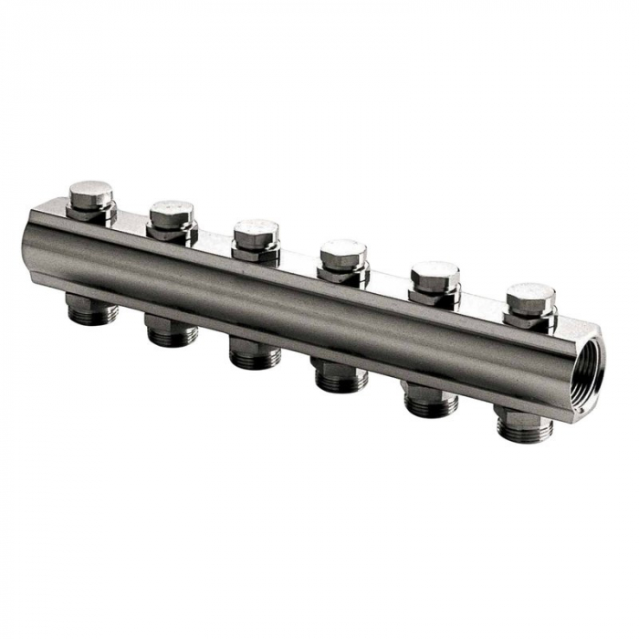 Distribuitor bara tur, inox, 2 circuite, 1 1/4" x EUROK, CI 552 N [2]