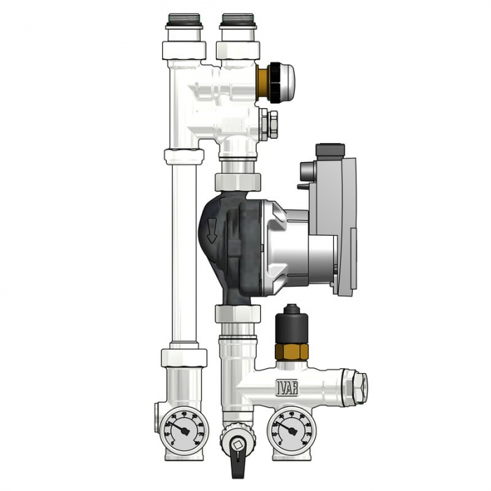 Kit amestec, temperatura scazuta, G 3/4“ M, fara pompa, cu izolatie, pentru sistemul MULTIMIX-C, MUL-C 20 E [1]