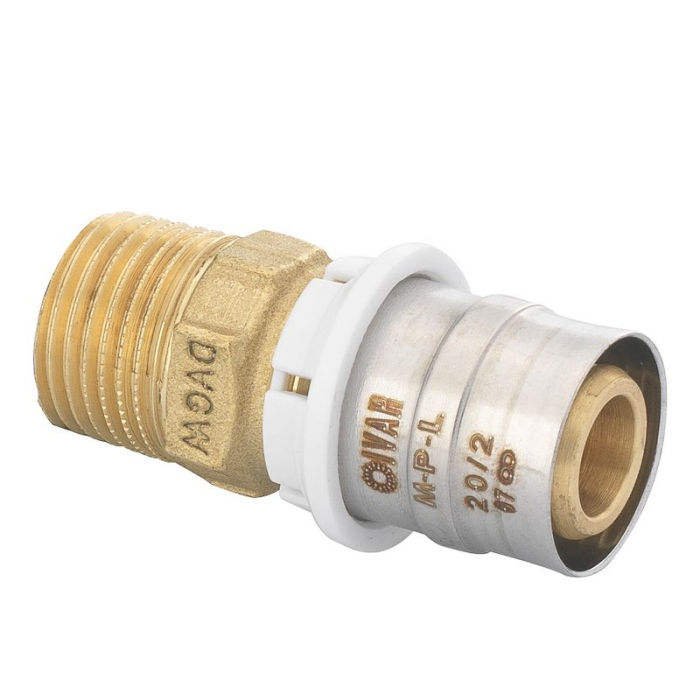 Niplu sertizare, plastic, 1/2“ M x 16/2, MPL 5608 [1]
