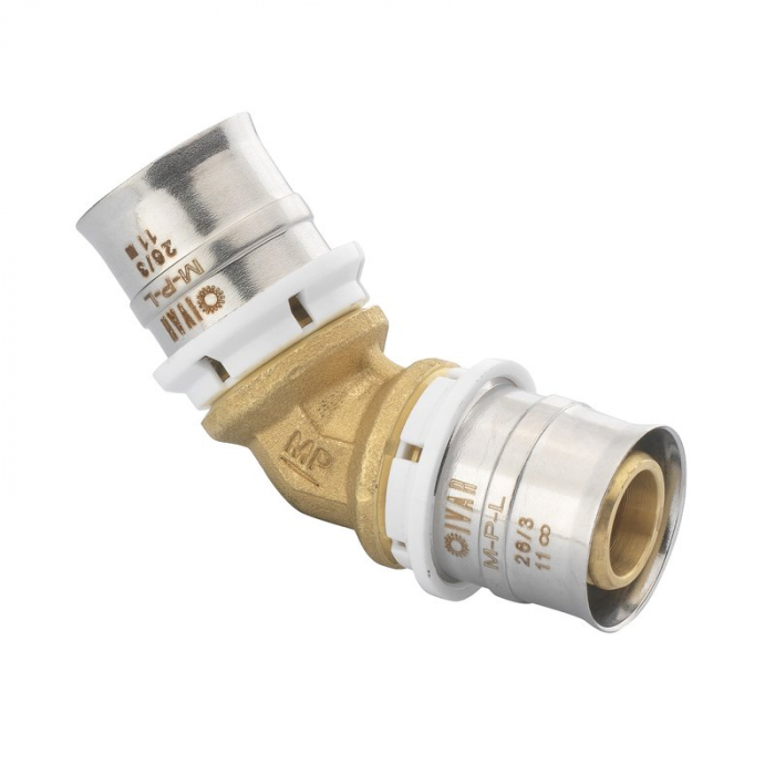 Racord 45°, plastic, 32/3 x 32/3, MPL 5704 [1]