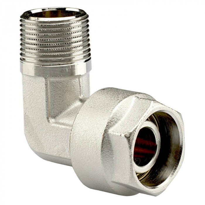 Cot compresie, alama, 1“ M x 32/3, pentru teava multistrat, RA 861 [1]