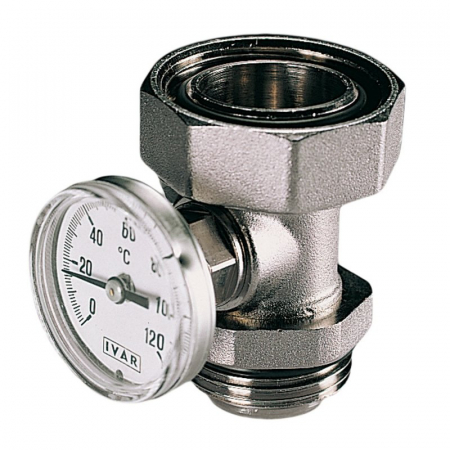 Robineti sfera - Semiolandez cu termometru, 1“1/2 F x 1“1/4 M, pentru robinet sfera, AC 637 N