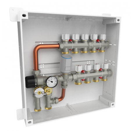 Sistem de control al temperaturii - Sistem multifuncțional de control al T și dezinfecție termică, 4 circuite AC / 5 circutie AR, cap electronic, LEGIO-BOX 1