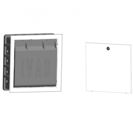 Unitati cu 2 cai pentru masurare directa - Caseta incastrabila, versiune de baza, pentru unitatile de masurat Equicompact, AC 860 IB