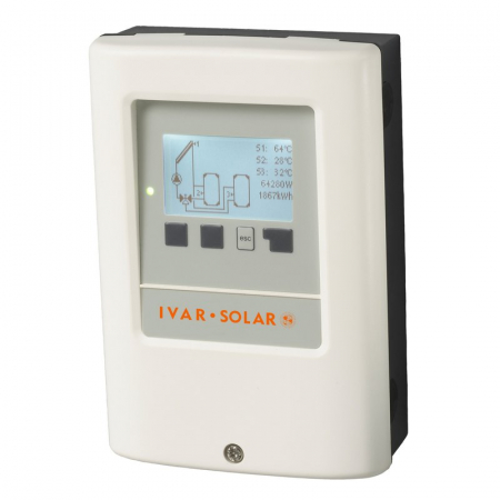 Centraline solare - Controler solar, termostat intergrat pentru surse externe, 230 V, modul GP9000HXE, IS4-E