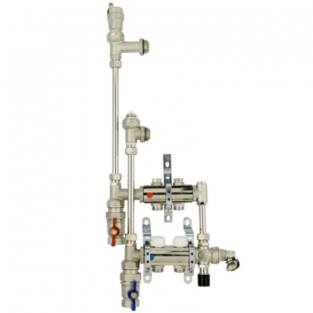 Sisteme de incalzire - Kit temperatura inalta, 3 cai, 1“ x EUROK, cu derivari separate, pentru sistemul COMBIMIX, CEP/03 I