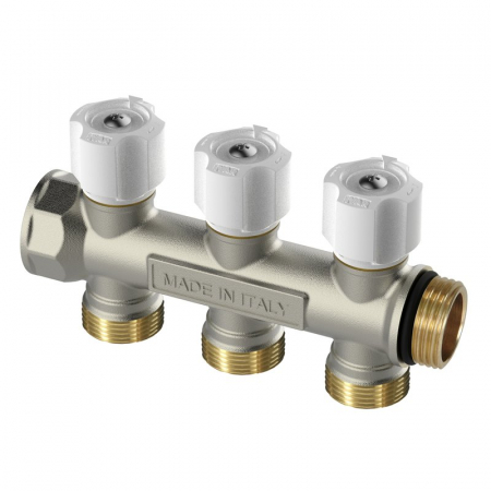 Distribuitoare modulare EASY-LOCK - Distribuitor modular, 3 circuite, 3/4“ x 1/2“ M, CI 400 N