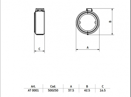 Clema antifurt pentru T 5000 si T 3000 [1]