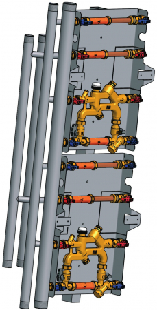 Module de masurare directa pentru aplicatii speciale - Cadru pentru instalare incastratata cu module EQUIMETER