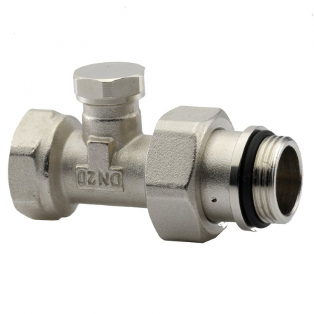 Sisteme de incalzire - Robinet retur drept, 3/4“ F x 1“ M O-ring, DD 321