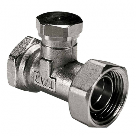 Robineti retur - Robinet retur drept, 1/2“ F x 3/4“ EUROK swivel, seria VK