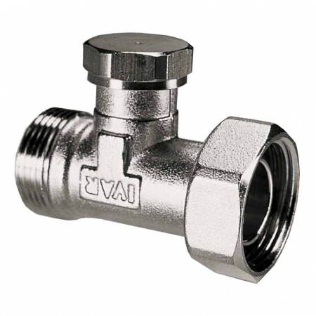 Robineti retur - Robinet retur drept, EUROK x 3/4“ EUROK swivel, seria VK