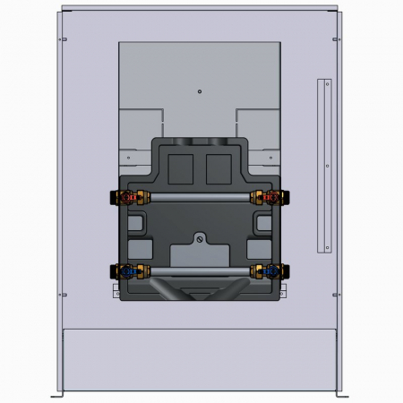 Sisteme de masurare - Șablon pentru modulul de măsurare Equimeter, fara caseta, cu unități doar pentru incalzire, EQM 15/25