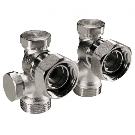 Robineti H - Robinet H, cu by-pass, EUROK x 1/2“ M O-ring, DS 356