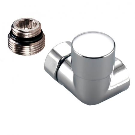 Accesorii seria OPTIMA - Protectie coaxiala, stanga, 1/2“ F x 1/2“ M O-ring, alba, seria OPTIMA