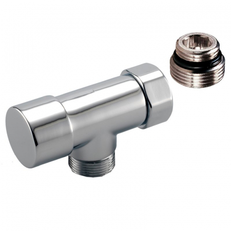 Robineti seria OPTIMA - Robinet retur, M24x1,5 x 1/2“ M O-ring, inox, seria OPTIMA