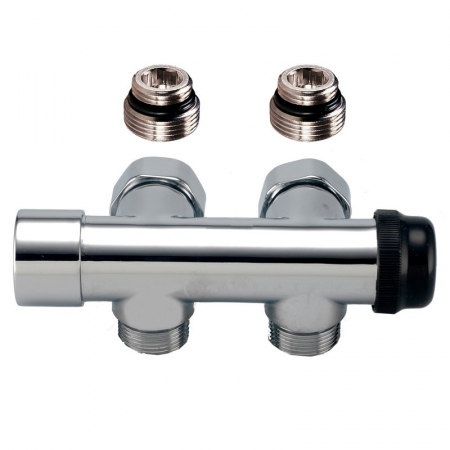 Robineti radiator - Robinet H termostatabil, M24x1,5 x 1/2“ M O-ring, cu by-pass, inox, seria Optima