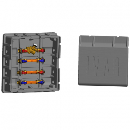 Modul de masurare Equicompact, pentru incalzire/racire, Kv 2,50 (Qn 1,5 m³/h) - G 3/4”, EQCP1I, caseta AC 860 IB inclusa [0]