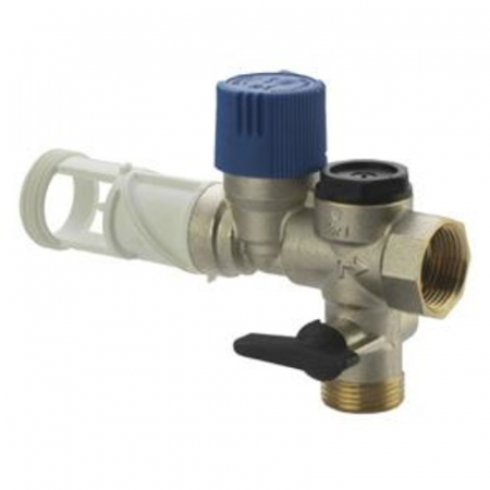 Grup siguranta - Grup de siguranta, 3/4", alama, cu supapa de drenaj pivotanta, GS 20 E