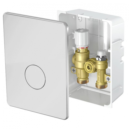 Sisteme de incalzire - Dispozitiv reglabil controlat prin termostat de camera 15-45°C, aerisitor manual, cromata, IC-BOX 3
