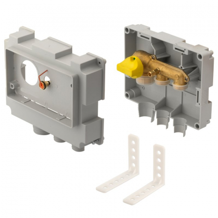 Sisteme de distributie pentru conductele de gaz domestice - Colector de distribuție mono-interceptare, 3 cai, 1” x 3/4”, CGAS 00