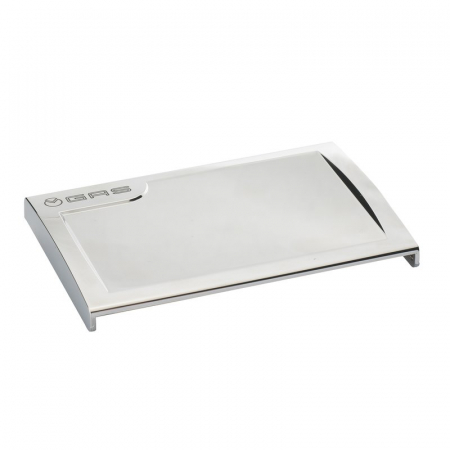 Sisteme de distributie pentru conductele de gaz domestice - Placa protectie cutie supapa inchidere, crom, 120 x 80 mm, AVGD 50