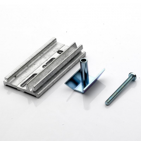 Sistem MULTI-ENERGY pentru contorizarea indirecta a caldurii - Kit montaj repartitoare, pas > 40 mm, pentru radiatoare, Q5 FIX 008