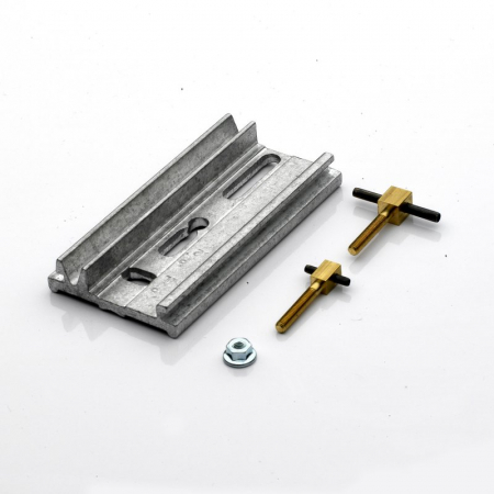 Sistem MULTI-ENERGY pentru contorizarea indirecta a caldurii - Kit montaj repartitoare, pentru suprafata frontala a radiatoarelor de fonta, Q5 FIX 011