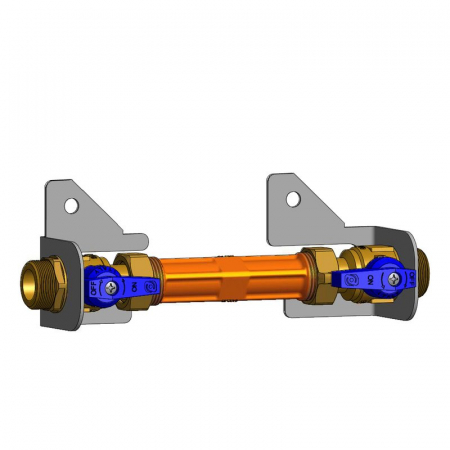 Unitati cu 2 cai pentru masurare directa - Unitate pentru apa rece menajera cu console, pentru modulul Equidynamic, (Q3 2,5 m³/h) - G 3/4”