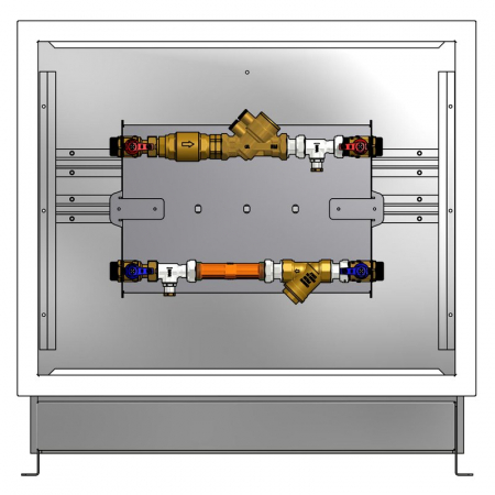 Sisteme de masurare - Modul de masurare MC45, pentru incalzire, Qn 1,5 m³/h – G 3/4”, caseta 200686 inclusa