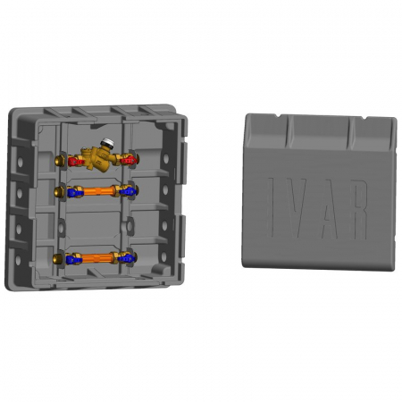 Modul de masurare Equicompact, pentru incalzire/racire, Kv 2,5 (Qn 1,5 m³/h) - G 3/4”, EQCP14I, caseta AC 860 IB inclusa [1]