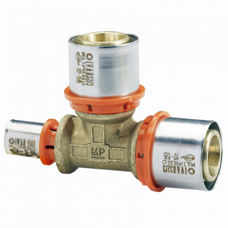 Fitinguri - Teu sertizare, 25/2,3 X 16/2 X 20/2, Ivar