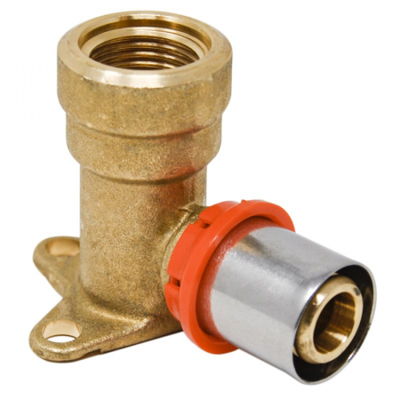 Fitinguri - Cot cu talpa sertizare, 1/2“ F x 18/2, H=40, MP 5760