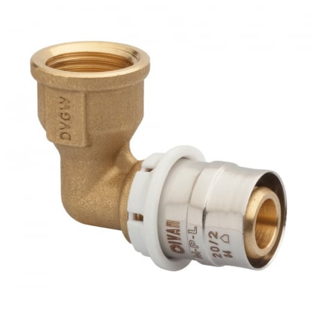 Fitinguri - Cot sertizare FI lung, plastic, 1/2“ F x 20/2, MPL 5712