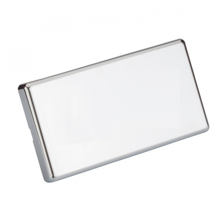 Caseta incastrata cu distribuitoare sanitare premontate IS-BOX - Placa frontala pentru IS BOX alba