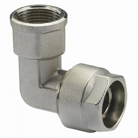 Fitinguri - Cot compresie, nichel, 1“ F x 26/3, pentru teava multistrat, RA 862