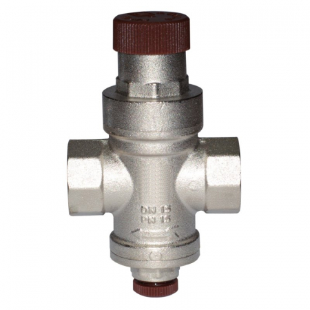 Reductoare de presiune - Reductor presiune, 3/8“ F x 3/8“ F, 1-4 bar, 80°C, conexiune pentru manometru, RDP 20