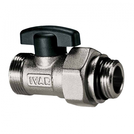 Robineti sfera - Robinet sfera drept, EUROK x 1/2“M O-ring, cu fluture si semiolandez cu oring, SF 1325 F