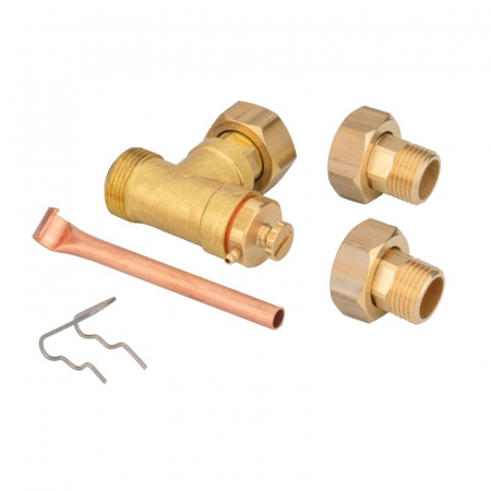 Fitinguri - Set supapa aerisire + suport sonda, 3/4" F x 3/4" M, pentru colectoare solare I-SUNKSR