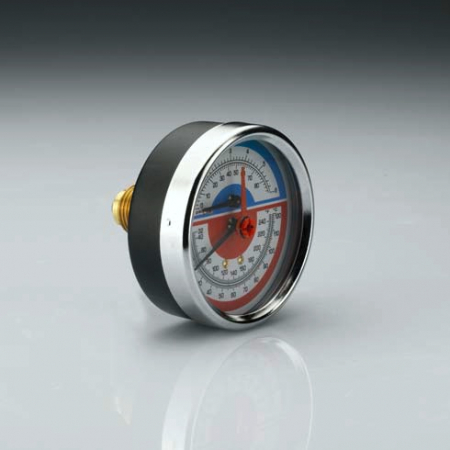 Sisteme de incalzire - TERMOMANOMETRU 1/2 FE 120 C - 6BAR AXIAL