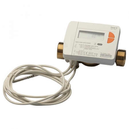 Contoare pentru citire directa - Contor termic cu citire directa, G 1", 2,50 m³/h, fitinguri incluse, US-QD