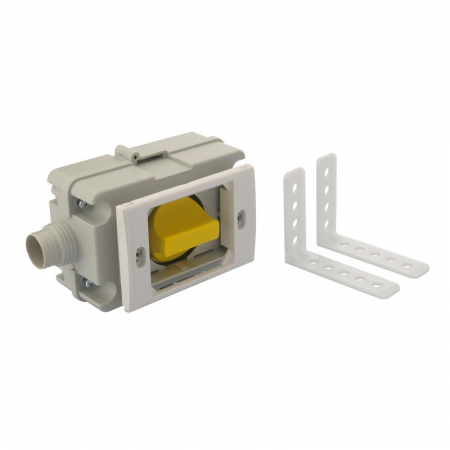 Sisteme de distributie pentru conductele de gaz domestice - Supapa inchidere dreapta, 3/4” x 3/4”, cutie inclusa, VGD 50