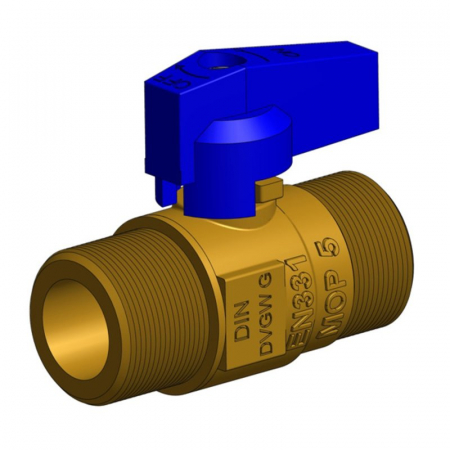 Boilere - Robinet cu bila alama, 3/4‘‘ M x 3/4‘‘ M, VSBDZR