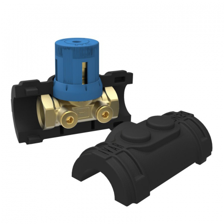 Vana partener, pentru control presiune diferentiala, DN 20 (M), cu izolatie, Equifluid, EQF 03 [1]