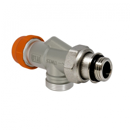 Robineti termostatati seria HARMONIA - Supapa retur termostatata, cu selector debit, echilibrare dinamica, EUROK x 1/2“ M O-ring, Harmonia