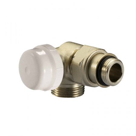 Vane termostatate - Supapa coaxiala termostatica, stanga, EUROK x 3/8“ M, cap cu reglaj manual