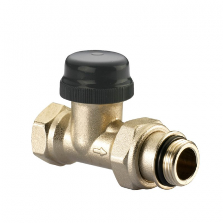 Vane termostatate - Robinet termostatabil drept, 1/2“ F x 1/2“ M, debit reglabil, capac de protectie