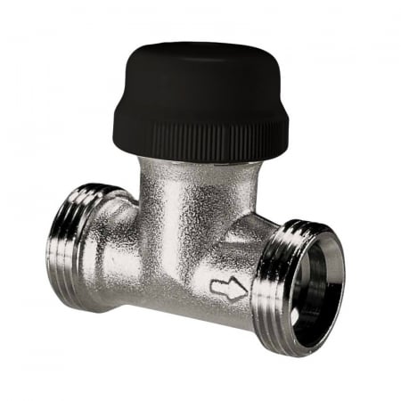 Vane termostatate - Robinet termostatabil drept, fiting colt, debit reglabil, EUROK x EUROK, capac de protectie, N-Series