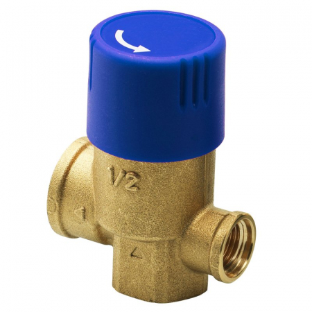 Supape de siguranta - Supapa de siguranta, 3/4“ F x 3/4“ F, Pmax 7 bar, cu conexiune manometru, VSC 01 S